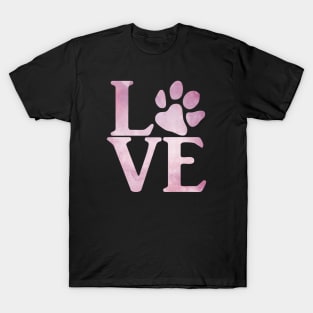 L-paw-VE Pink T-Shirt